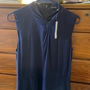WHBM size 10 NWT navy blue dress